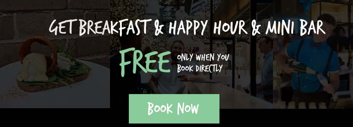 Get Breakfast & Happy Hour & Mini Bar Free